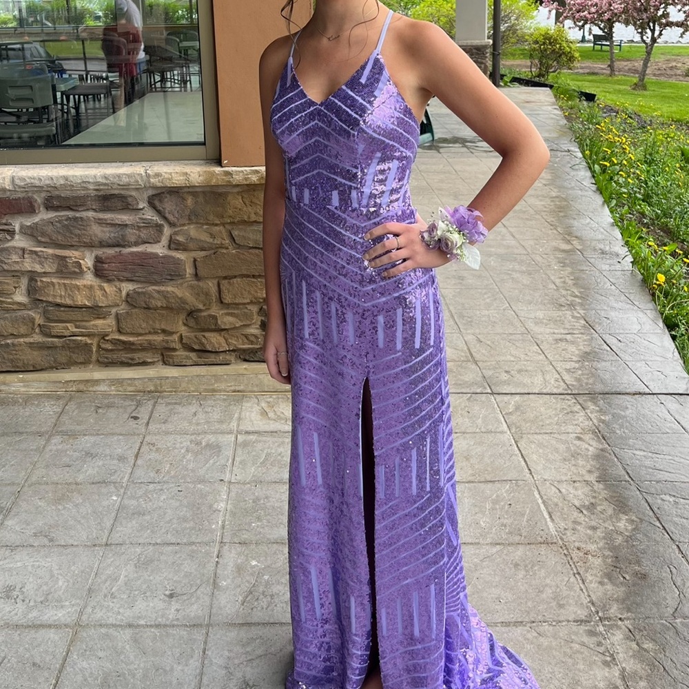 Purple Evening Gown/ Prom Dress